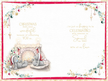 Bears Snuggled Up In Bed Special Person In Your Life Christmas Card