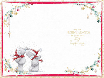 Bears Holding Hands Both Of You Christmas Card