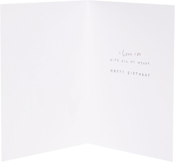 Love Heart Balloons Design Wife Birthday Card