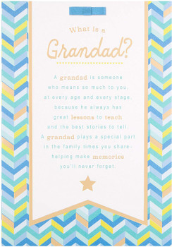 Hallmark Grandad Father's Day Card"Memories" Medium 
