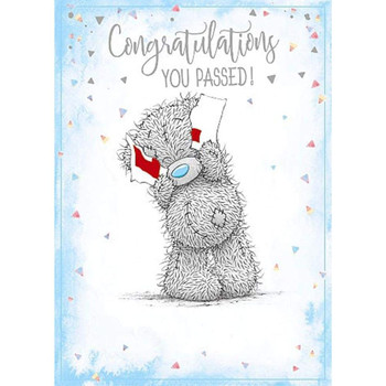 Congratulations You Passed Driving Test Me to You Tatty Teddy Bear Greetings Card Tatty Teddy {DC}