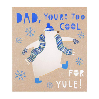 Hallmark Dad Medium Christmas Card 'Fun Filled'