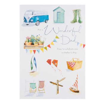 Dad Father's Day Traditional Card 'Time To Celebrate'