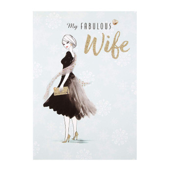 Hallmark Wife Medium Christmas Card 'One and Only'