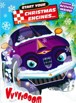 Hallmark Start Your Engines Activity Christmas Card For Him
