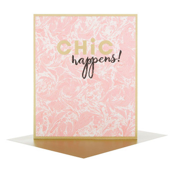 Hallmark 25488552 Friendship Card "Chic Happens" - Small