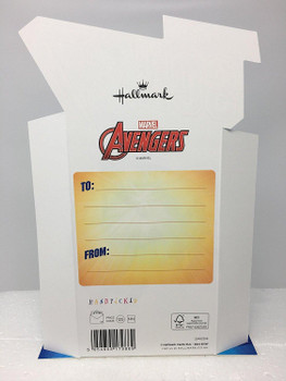 Age 7 Son Avengers Stand Up 3D Birthday Card