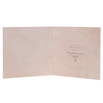Anniversary Card 'Happy Marriage' with Pearl Finish