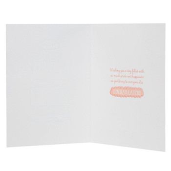Hallmark Communion Card For Daughter 'Pride And Happiness' Medium