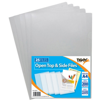 Pack of 25 A4 Clear Report Files Pack of 25 A4 Clear Report Files