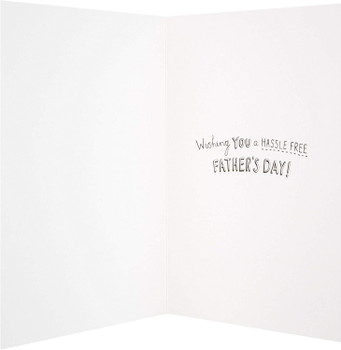 Hallmark 25488024 Father's Day Card"Hassle Free" Medium  