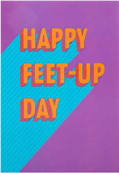 Father's Day Card "Feet Up" 