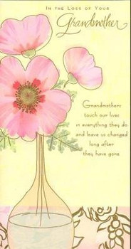 Loss of your Grandmother Sympathy Card Hallmark