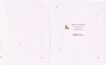 Lovely Lady Daughter Birthday Card