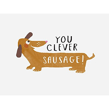 Clever Sausage Congratulations 'Well done you!' New Humour Card