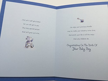 Its a Baby Boy Congratulation Card