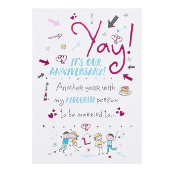 Hallmark Anniversary Card"Happy Ever After" Medium