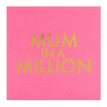 Birthday Card 'Mum In A Million' with Foil Finish