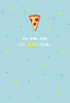 Hotchpotch Om Nom Nom It's Pizza Time Card with Enamel Pizza Pin