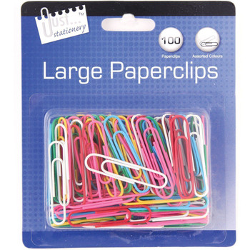 Just Stationery Jumbo Paperclip (Pack of 100)