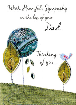 Sympathy On Loss Of Your Dad Greeting Card Second Nature Just To Say Cards