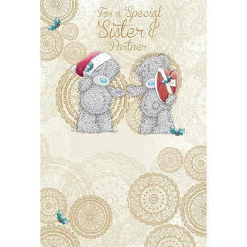 Sister And Partner Me to You Bear Christmas Card