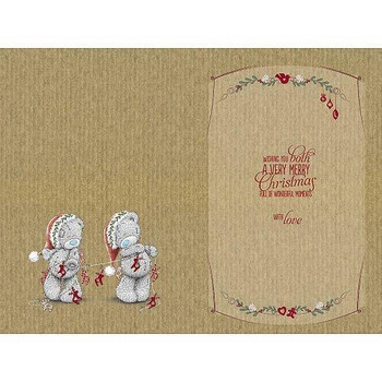 Brother & Partner Me to You Bear Christmas Card