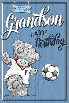 Me to You Grandson Birthday Card Football