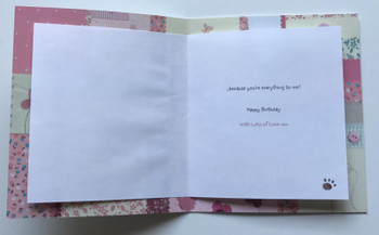 Happy Birthday Girlfriend Lots Of Woof Birthday Card