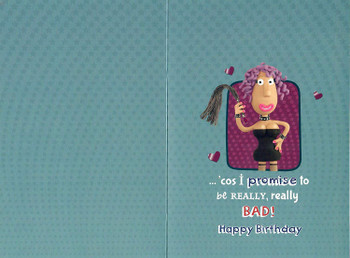 Nutty Putty Husband, Promise to Be Good Birthday Card