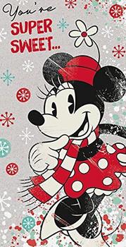 Disney Minnie Mouse Christmas Gift Card Box Money Wallet Greeting Card