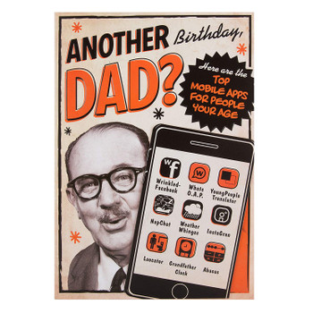 Dad Birthday Card 'Mobile Apps 