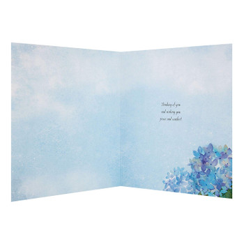 Sympathy Card 'Peace And Comfort' with Foil Finish
