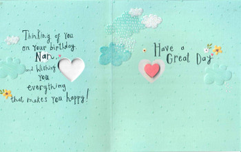 Carlton Cards for A Lovely Nan Birdhouse Birthday Card