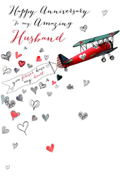 Husband Happy Anniversary Greeting Card Joie De Vivre Range Cards Husband Happy Anniversary Greeting Card Joie De Vivre Range Cards