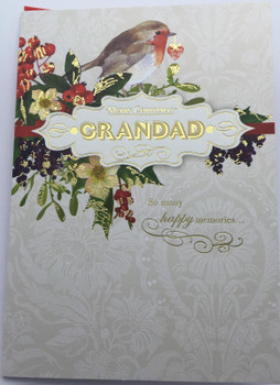 Grandad at Christmas Hallmark Greetings Card