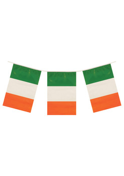 Ireland Flags Bunting 12ft with 11 Eire with Pvc Pennants