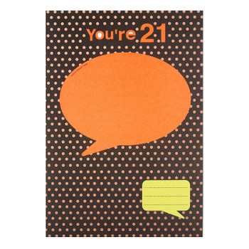 Hallmark 21st Birthday Card "Personalisable" Medium [Old Model]