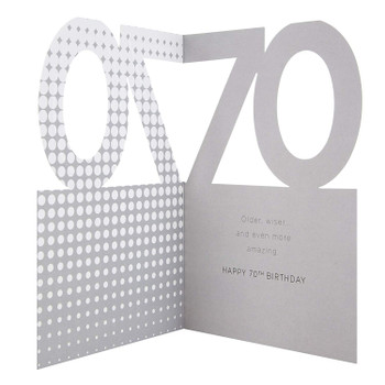 Amazing 70th Birthday Card