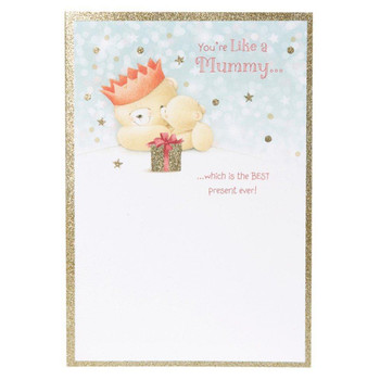 You're Like a Mummy Cute Glitter Christmas Hallmark  Card Medium