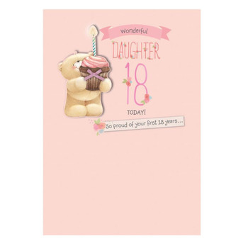 Forever Friends 18th Birthday Daughter Card