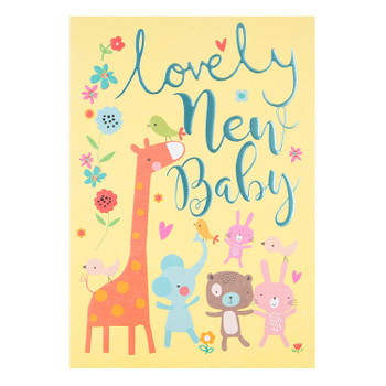 Hallmark New Baby Card "Happy For You" Medium (Old Model)