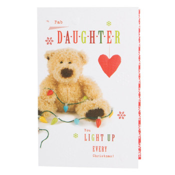 Hallmark Christmas Card to Daughter 'Bright and Happy' Medium