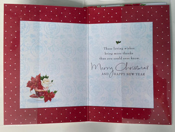 With Love Nan at Christmas Hallmark Card
