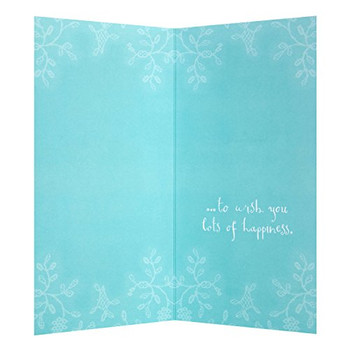 Hallmark Birthday Card 'Lots of Happiness' Medium