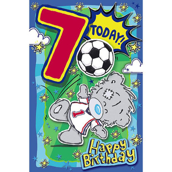 Me To You Bear My Dinky 7 Today 7th Birthday Card asedb024