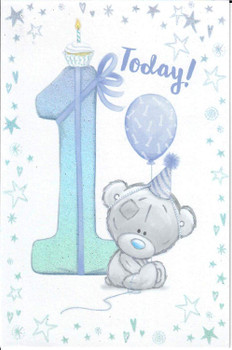 Me To You 1 Today Boy's First Birthday Card