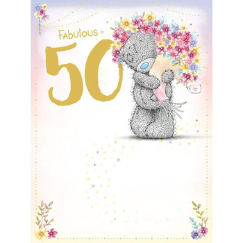 Me To You Fabulous 50th Large Birthday Card