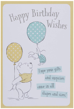 Winnie The Pooh Birthday Card 'Sweet As Honey' 