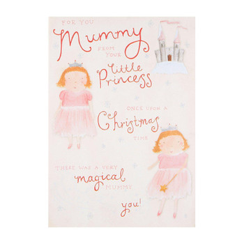 Mummy From Your Little Princess (girl) Christmas Card By Hallmark